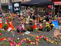 Photo of George Floyd Memorial in Minneapolis, MN